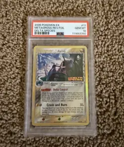 Metagross 11/113 Delta Species Reverse Holo PSA 10 Pokemon Low Pop - Image 1