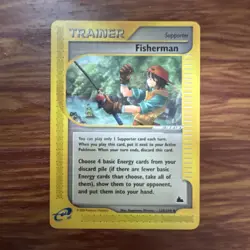 Pokemon TCG Fisherman 125/144 Skyridge Trainer-Supporter Regular Uncommon - Image 1