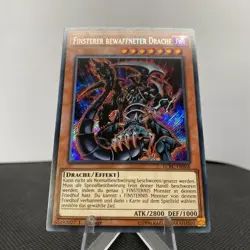 Yugioh Finsterer Bewaffneter Drache LCKC-DE068 1. Auflage Secret Rare Near Mint - Image 4