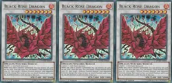 3x Black Rose Dragon | DUDE-EN010 | UR | 1st Ed | NM | YuGiOh - Image 1