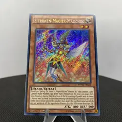 Yugioh Zitronen-Magier-Madchen MVP1-DES51 1. Auflage Secret Rare Near Mint - Image 4