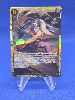 One Piece The Azure Sea’s Seven Crocodile OP14-120 Secret Rare SEC NM - Image 1