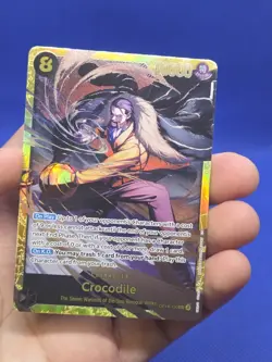One Piece The Azure Sea’s Seven Crocodile OP14-120 Secret Rare SEC NM - Image 2