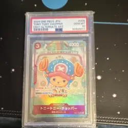 One Piece CCG Tony Tony Chopper EB01-Alternate Art 006 Holo PSA 10 Japanese - Image 1