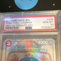 One Piece CCG Tony Tony Chopper EB01-Alternate Art 006 Holo PSA 10 Japanese - Image 2