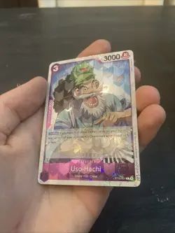 One Piece Card Game TCG PRB02 Uso-Hachi ST18-001 Foil M/NM Condition - Image 2