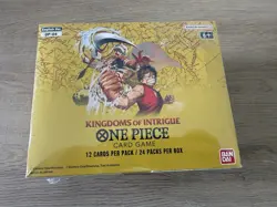 One Piece OP-04 Booster Box English Kingdoms of Intrigue New and Sealed. - Image 1