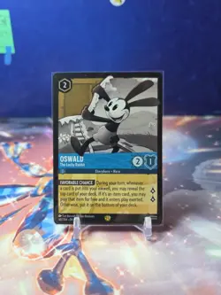 Oswald The Lucky Rabbit 142/204 Lorcana Azurite Sea Regular Legendary - Image 1
