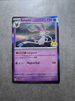 💥 2025 Pokemon Day Stamped Sylveon 040/131 Holo Foil Exclusive Promo Card 💥 - Image 1