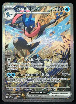 Greninja ex #132 Scarlet Violet Promo NM/M Pokemon Card - Image 1