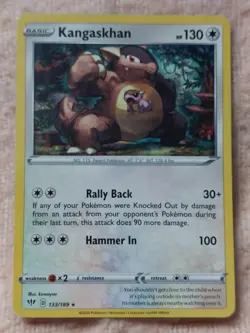 Kangaskhan 133/189 Darkness Ablaze Pokemon Card - Image 1