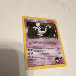 Pokemon Rocket's Mewtwo Best of Promo Reverse Holo 70 HP 008/009 2000 Card - Image 1