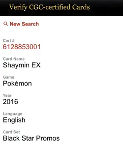 2016 Shaymin EX XY148 Generations Holo Black Star Promo Card Pokemon TCG CGC 9 - Image 4