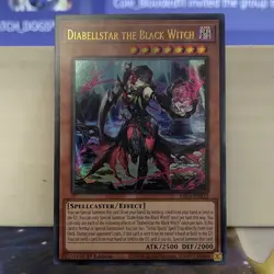 1ST EDITION DIABELLSTAR THE BLACK WITCH 2020 RA03-EN032 YUGIOH CARD (NM) - Image 1