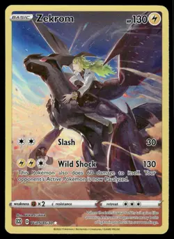 Pokemon Cards Zekrom TG05/TG30 Brilliant Stars Trainer Gallery Holo *eBay Live* - Image 1