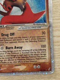 Pokemon TCG Blaziken EX Crystal Guardians Holo Card 90/100 HP - Image 5