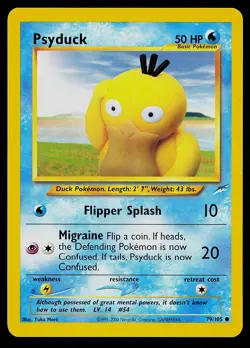 Pokemon Card - Psyduck Neo Destiny 79/105 Common - Image 1