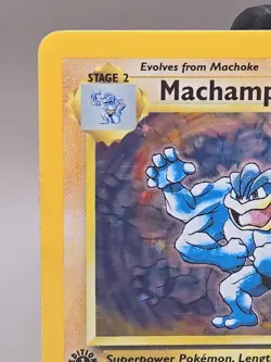 Machamp Rare Holo 1st Edition Pokemon Card - Image 2