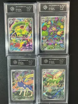 Pokemon 4pcs Japanese cards M2 081 087 092 088/080 Grade10 - Image 1