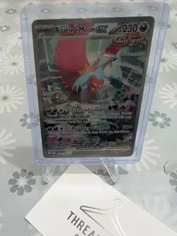 Roaring Moon EX Paradox Rift Holo Card 251/182 Special Illustration - Image 1