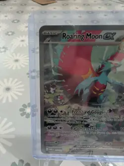 Roaring Moon EX Paradox Rift Holo Card 251/182 Special Illustration - Image 2