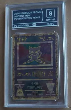 Ancient Mew Holo Promo Card Pokemon Movie 2000 PG 8 NM MT - Image 1