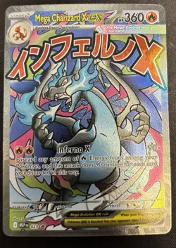 Mega Charizard X ex 023 Me: Mega Evolution Promo Pokemon Card - Image 1