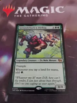 Mtg. Groundchuck & Dirtbag. Foil. Teenage Mutant Ninja Turtles. Pack Fresh - Image 1