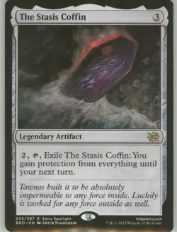 The Stasis Coffin 245 Regular Border Non-Foil Near Mint The Brothers War MTG - Image 1