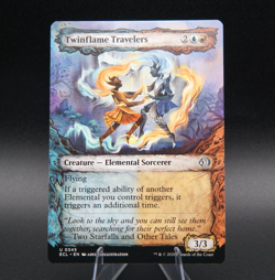 Twinflame Travelers | 345 | Uncommon | Showcase Regular | Lorwyn Eclipsed | MTG - Image 1
