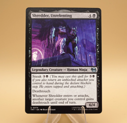 Shredder, Unrelenting | 74 | Unc | Regular | TMNT | MTG | Store Promo Eligible - Image 1