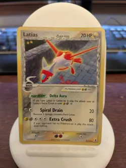 Pokemon TCG Latias EX Delta Species Holo Rare Card 8/113 - Image 1