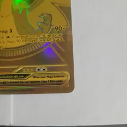 Pokemon TCG Mega Evolution Phantasmal Flames Mega Charizard x EX Gold Card Mint - Image 4