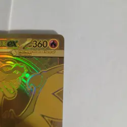 Pokemon TCG Mega Evolution Phantasmal Flames Mega Charizard x EX Gold Card Mint - Image 5