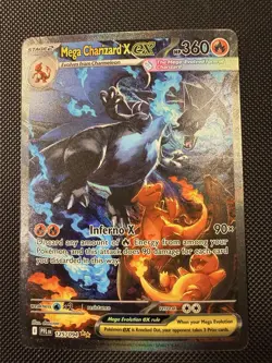 Pokemon Phantasmal Flames TCG MEGA CHARIZARD X EX Full Art Set 130/094 125/094 - Image 2