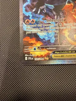 Pokemon Phantasmal Flames TCG MEGA CHARIZARD X EX Full Art Set 130/094 125/094 - Image 3