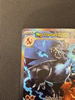 Pokemon Phantasmal Flames TCG MEGA CHARIZARD X EX Full Art Set 130/094 125/094 - Image 4