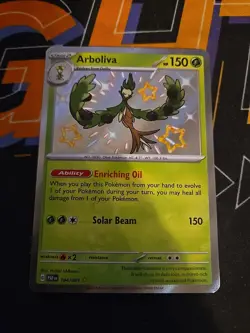 Arboliva 104/091 Pokemon SV: Paldean Fates Shiny Rare NM - Image 1