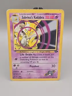 SABRINA’S KADABRA - Gym Challenge - 58/132 - Uncommon - Pokemon - Image 1