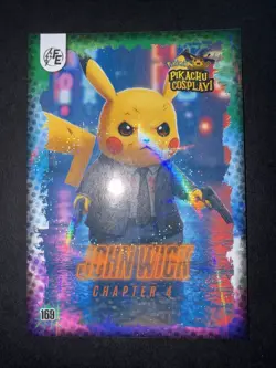 John Wick Chapter 4 Cosplay (Pikachu) #169- Holo - Pokemon - Electric - Image 1