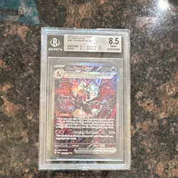Pokemon Charizard ex 234/091 SV: Paldean Fates Secret Rare Holo Beckett 8.5 - Image 1