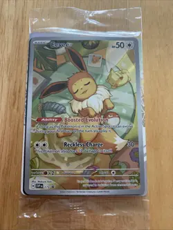 Pokemon Prismatic Evolutions #173 Eevee Promo, Sealed - Image 1