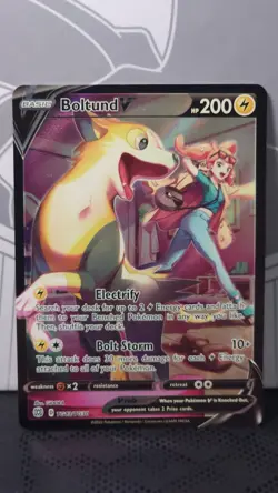 Boltund V TG13/TG30 Brilliant Stars Trainer Gallery Full Art Pokemon NM - Image 1