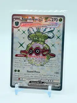 Fortress ex Shiny Full Art Holo 230/193 Paldean Fates Pokemon TCG NM - Image 1