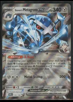 2025 Scarlet & Violet Series - Destined Rivals Steven's Metagross ex Double Rare - Image 1