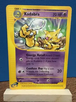 Pokemon TCG Kadabra 84/165 Expedition Uncommon Non-Holo LP - Image 1