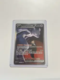Team Rocket's Mewtwo EX 281/217 ASCENDED HEROES Pack Fresh NM Pokemon CLEAN - Image 3
