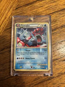 Pokemon TCG Gyarados Heartgold & Soulsilver 123/123 Holo Rare 130 HP Thrash Hea… - Image 1