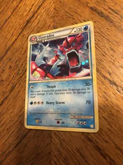 Pokemon TCG Gyarados Heartgold & Soulsilver 123/123 Holo Rare 130 HP Thrash Hea… - Image 3