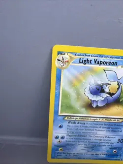 Pokemon Light Vaporeon Neo Destiny 52/105 Uncommon Non Holo NM - Image 5